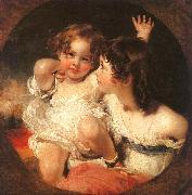  Sir Thomas Lawrence The Calmady Children oil painting